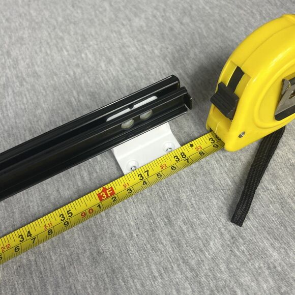 Pull Out Closet Valet Rod Adjustable Sliding Heavy Duty Steel Top Mounted 21.5'' - Picture 7 of 16